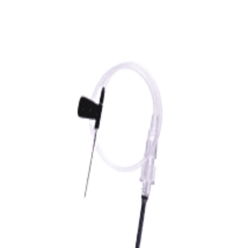 Однокрильчата голка з гнучкою трубкою та Луєр адаптером, Розмір 25G (0,4мм)